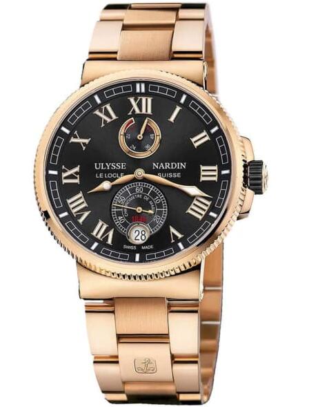 Review Best Ulysse Nardin Marine Chronometer Manufacture 43mm 1186-126-8M/42 watches sale